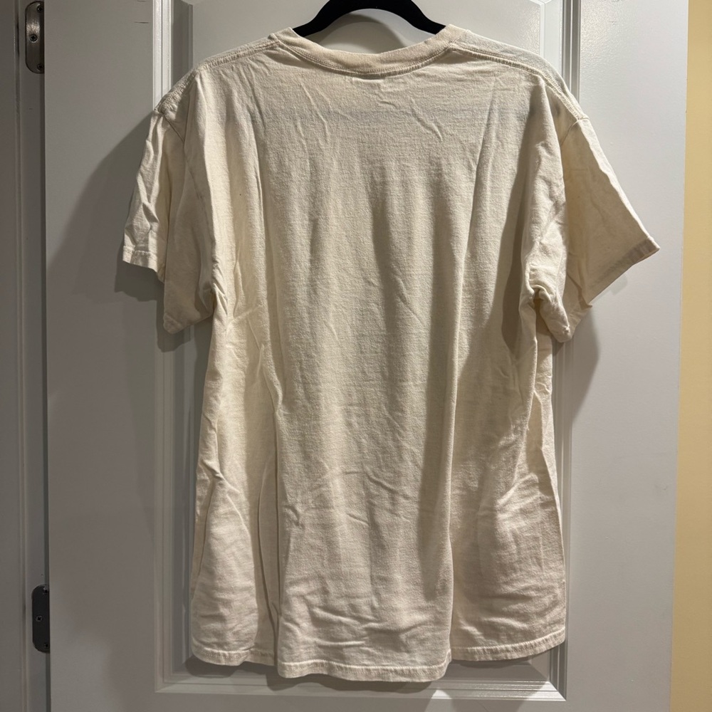 Altar'd State Cream Graphic Tee with Subtle Brown Print - Picture 3 of 3